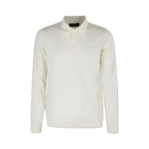 Long Sleeve Ribbed Polo Shirt
