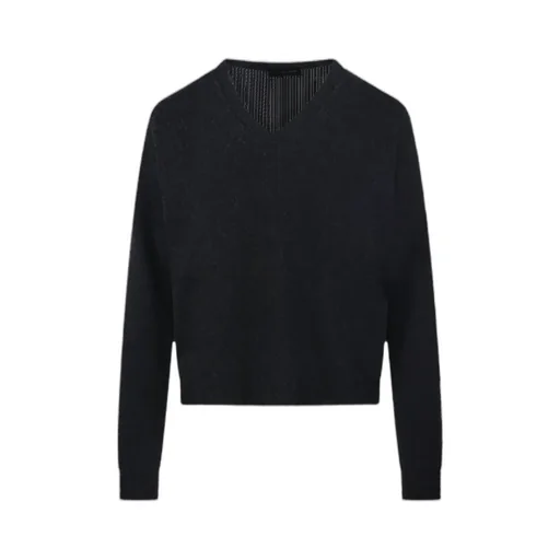 V-Neck Ribbed Sweater