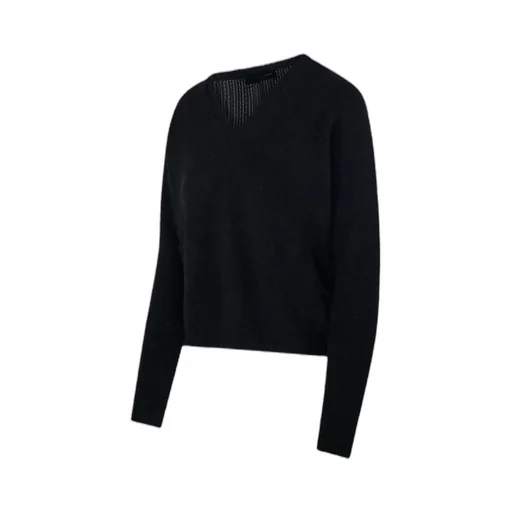 V-Neck Ribbed Sweater