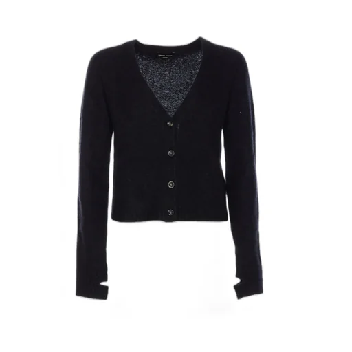 Buttoned V-Neck Cardigan