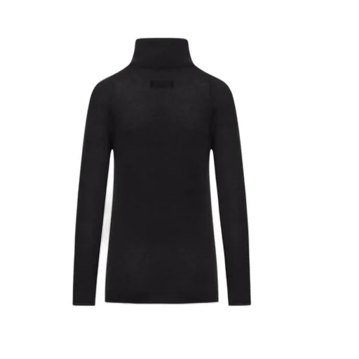 Ribbed Turtleneck Cashmere Sweater