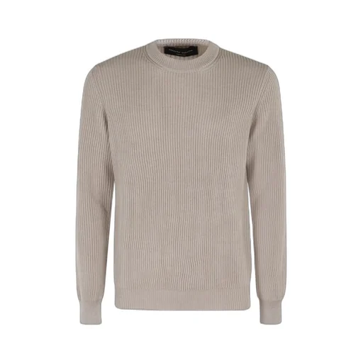 Crew Neck Ribbed Sweater