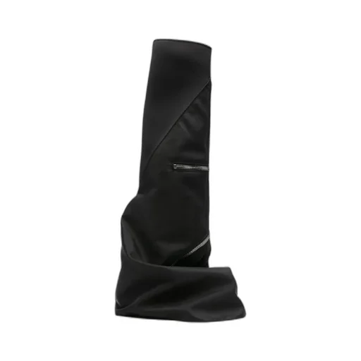 Zipper-Detail Boots