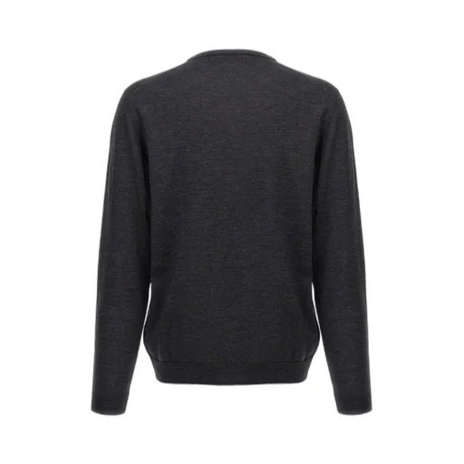 High-Neck Wool Sweater
