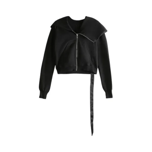 Hooded Zip-Up Cardigan