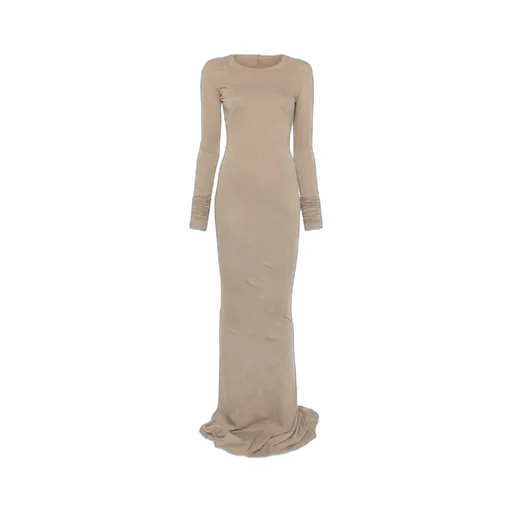 Long Sleeved Floor-Length Dress