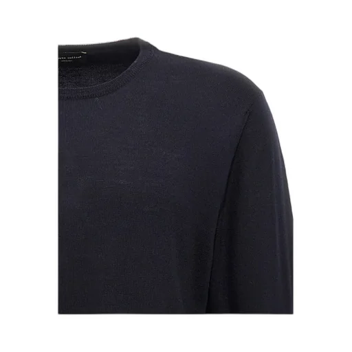 Ribbed Round-Neck Sweater