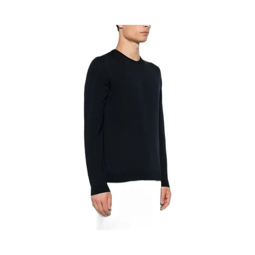 Ribbed Round-Neck Sweater