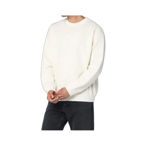 Round-Neck Rib Knit Sweater