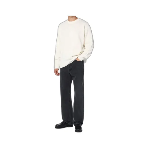 Round-Neck Rib Knit Sweater