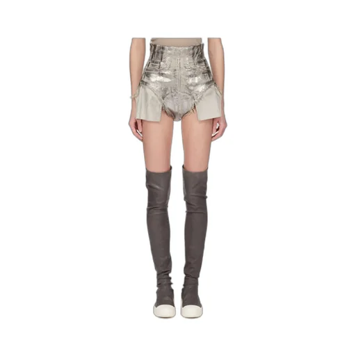 High Waist Frayed Shorts