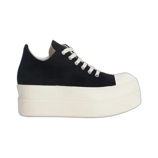 Round Toe Lace-Up Sneakers