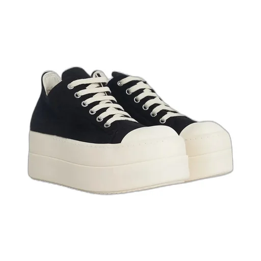 Round Toe Lace-Up Sneakers