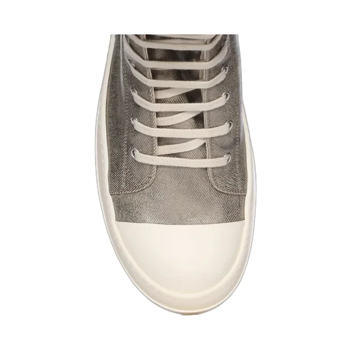 Round Toe High-Top Sneakers
