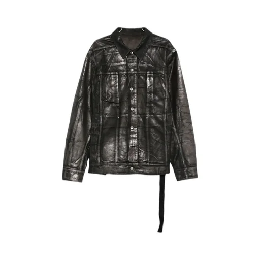 Strapped Jumbo Denim Jacket