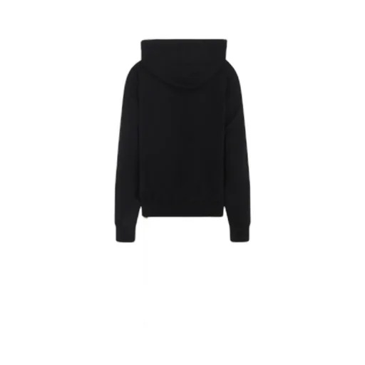 Star-Embroidered Drawstring Hoodie