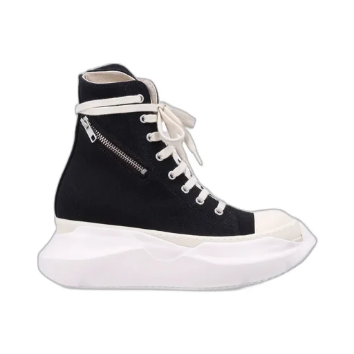 Rick Owens Drkshdw Round Toe High-Top Casual Shoes