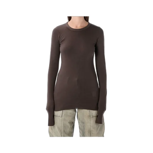 Long Sleeved Ribbed T-Shirt