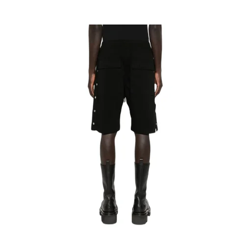 Straight Hem Drawstring Shorts