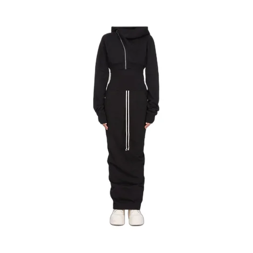 Mountain Crop Zip-Front Hoodie