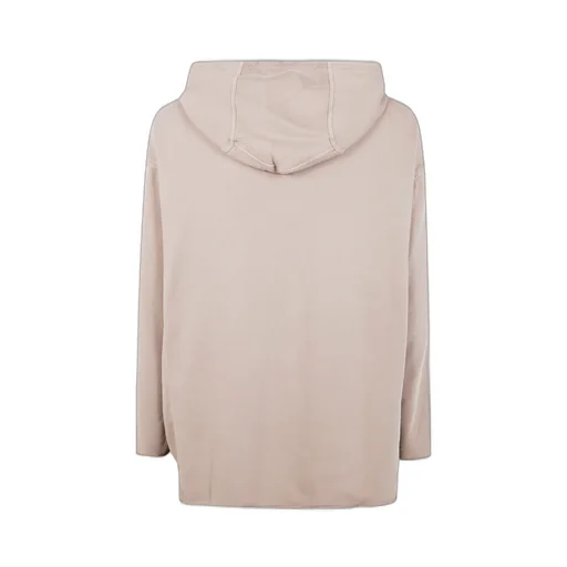 Drop-Shoulder Cotton Hoodie