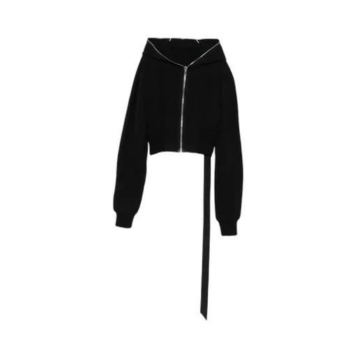 Zip-Up Cropped Hoodie