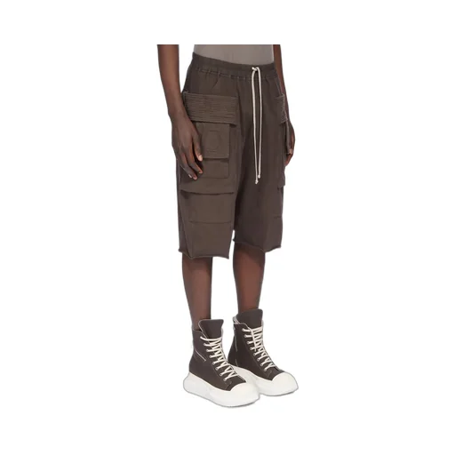 Drop-Crotch Cargo Shorts