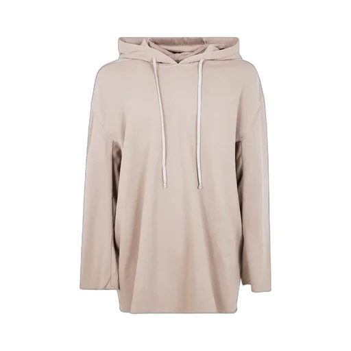 Drop-Shoulder Cotton Hoodie
