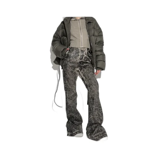Hight-Waist Distressed Pants