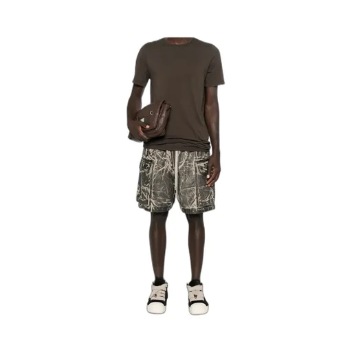 Short Sleeved Draped Hem T-Shirt
