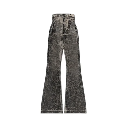 Hight-Waist Distressed Pants