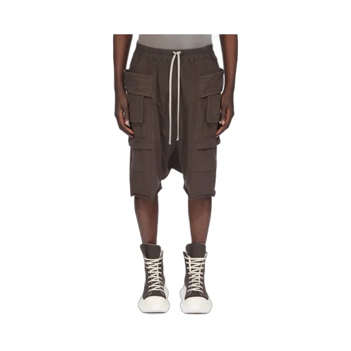 Drop-Crotch Cargo Shorts