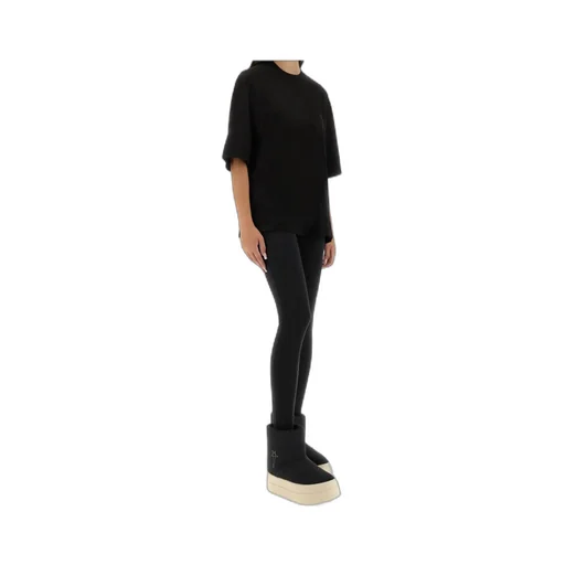 Short-Sleeve Draped-Hem Top