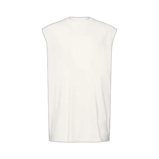 Raw-Edge Sleeveless Tank Top