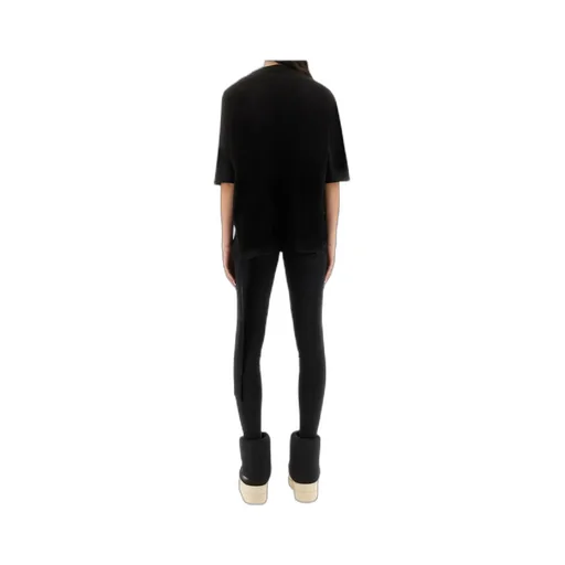 Short-Sleeve Draped-Hem Top