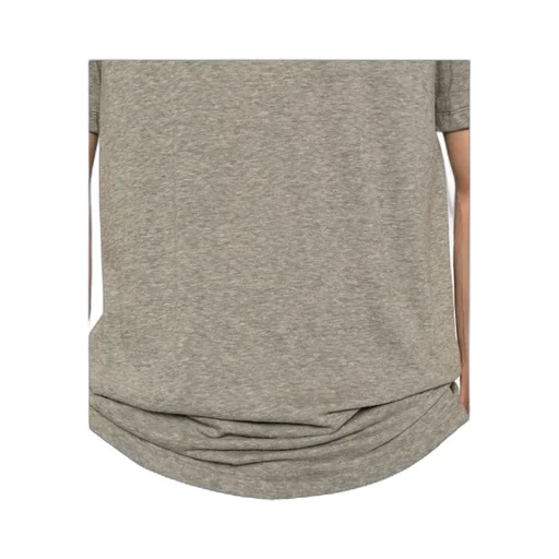 Side-Tie Cotton T-Shirt
