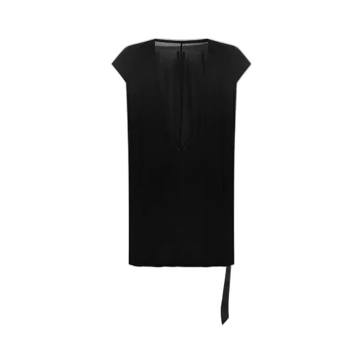 Deep V-Neck Sleeveless Top