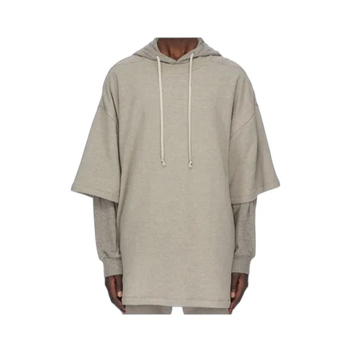 Drawstring Double-Layered Hoodie