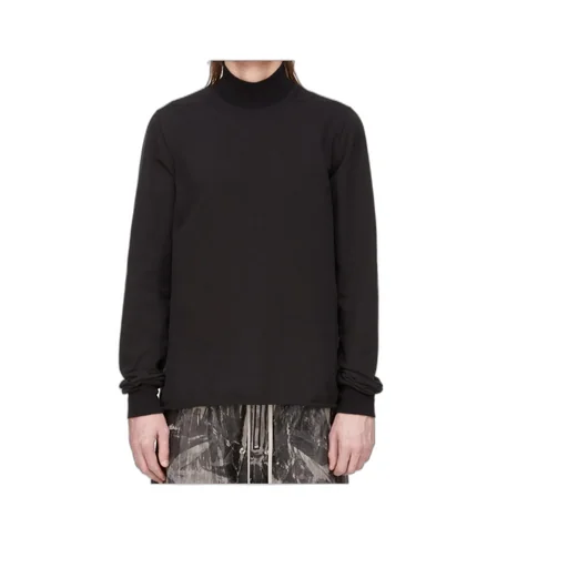 High-Neck Cotton Sweatshirt