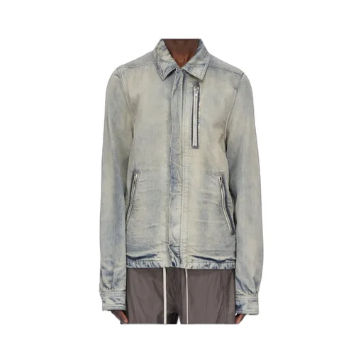 Zip-Fastening Drawstring Jacket