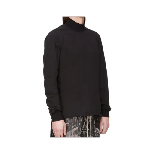 High-Neck Cotton Sweatshirt