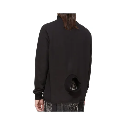 High-Neck Cotton Sweatshirt