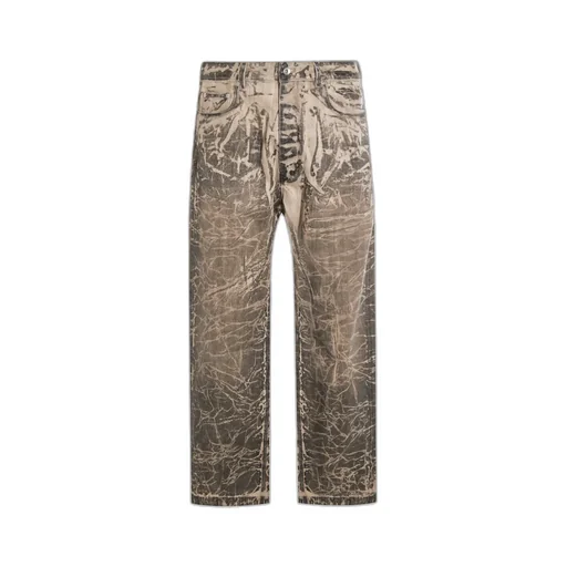 Distressed Cotton Jeans