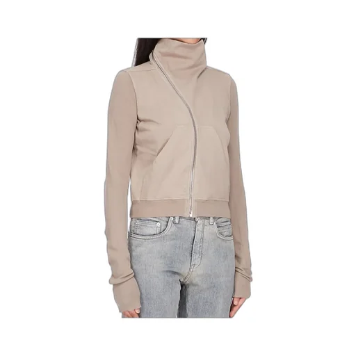 High-Neck Zip-Front Jacket