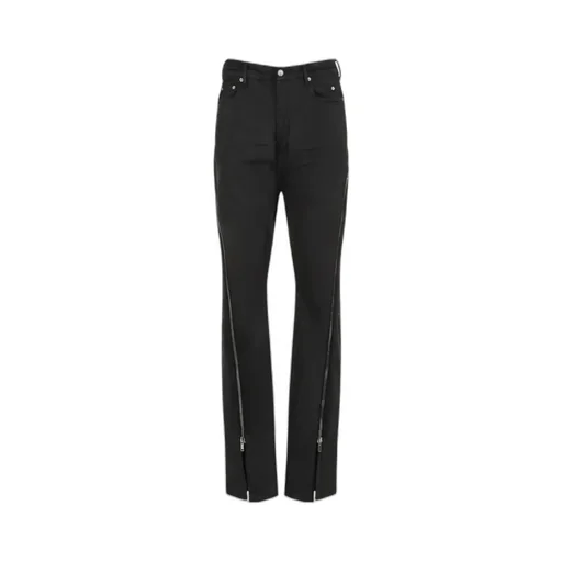 Bolan Banana Zip-Detailed Denim Jeans