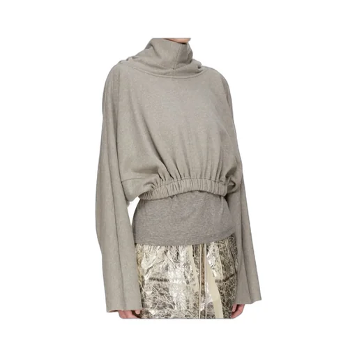 Drawstring Cropped Hoodie