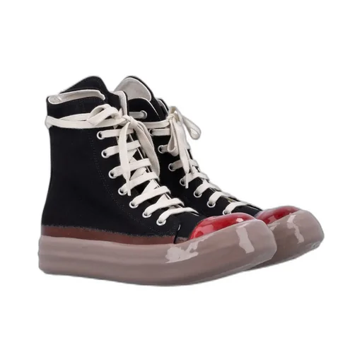 High-Top Lace-Up Sneakers