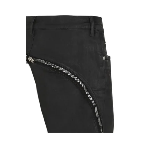Bolan Banana Zip-Detailed Denim Jeans