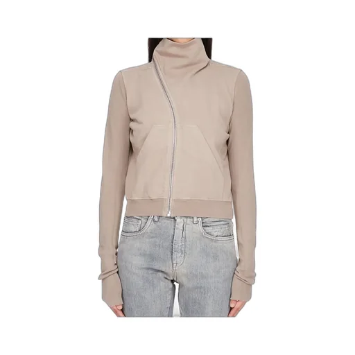 High-Neck Zip-Front Jacket