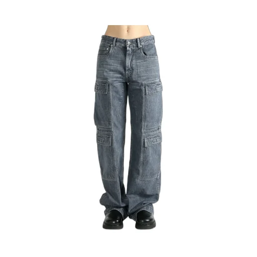 Denim Cargo Pants